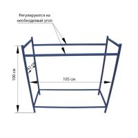 Лот: 25615354. Фото: 2. Стеллаж Даяс 105×100 см, на 8... Шины, Диски