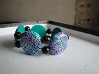 Лот: 362937. Фото: 3. Изделия из полимерной глины,браслет... Красноярск