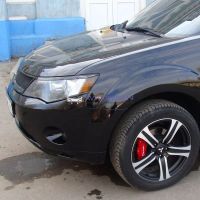 Лот: 15939946. Фото: 8. Реснички на фары Mitsubishi Outlander...