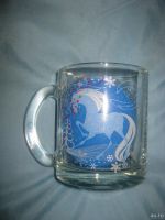 Лот: 15209706. Фото: 2. Красивая кружка - термостекло... Посуда, кухонная утварь