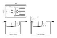 Лот: 23670703. Фото: 4. Мойка врезная TOLERO Loft TL-860. Красноярск