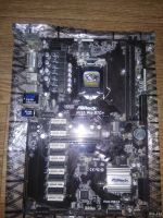 Лот: 18270709. Фото: 3. Материнская плата AsRock H110... Компьютеры, оргтехника, канцтовары