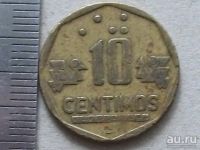 Лот: 9976461. Фото: 5. Монета 10 сентимо Перу 1994 герб
