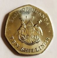 Лот: 25651815. Фото: 2. Уганда 10 шиллингов 1987 один... Монеты