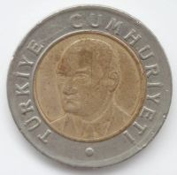 Лот: 6109020. Фото: 2. 1 лира 2005 год. Турция. Монеты