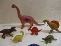 Лот: 8576634. Фото: 2. Динозаврики + 3 морские игрушки... Игрушки