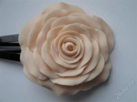 Лот: 653511. Фото: 2. Изделия из полимерной глины"Бежевая... Ювелирные изделия, бижутерия, часы