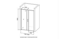 Лот: 23657694. Фото: 4. Душевое ограждение Hoff E02-120TB. Красноярск