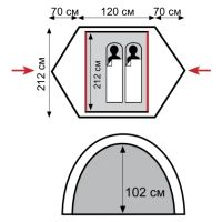 Лот: 5332071. Фото: 2. Палатка Tramp Сolibri. Туризм