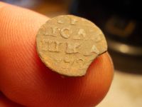 Лот: 15874954. Фото: 2. Интересная Полушка 1720? года... Монеты