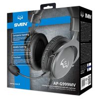 Лот: 25014223. Фото: 7. Игровая гарнитура SVEN AP-G999MV...