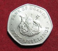Лот: 20413049. Фото: 2. Уганда 5 шиллингов, 1987 г. Отличная... Монеты