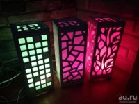 Лот: 8617870. Фото: 5. RGB ночник USB резной для интерьера...