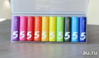 Лот: 13307653. Фото: 2. Пальчиковые батарейки Xiaomi Rainbow... Аксессуары