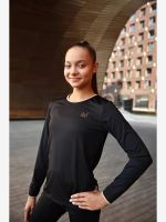 Лот: 22428453. Фото: 2. Лонгслив спортивный для девочки... Спортивная одежда