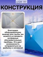 Лот: 22162008. Фото: 5. Палатка для зимней рыбалки Стэк...