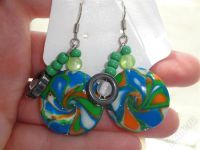 Лот: 366929. Фото: 2. Изделия из полимерной глины,серьги... Ювелирные изделия, бижутерия, часы