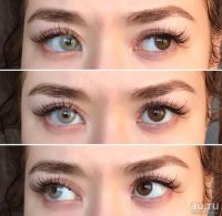 Лот: 12241767. Фото: 3. Серые линзы для карих глаз! Корейская... Красота и здоровье