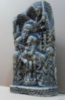 Лот: 17457137. Фото: 3. Мраморная скульптура "Богоматерь... Ручная работа