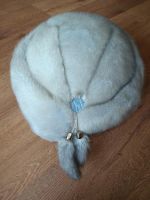 Лот: 3252288. Фото: 3. Шапка норковая (берет голубая... Одежда, обувь, галантерея