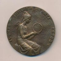 Лот: 18686282. Фото: 2. Финляндия Медаль Тапиола город-сад... Значки, медали, жетоны