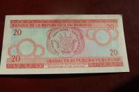 Лот: 24560020. Фото: 2. Бурунди 20 франков 2007 г.из пачки. Банкноты