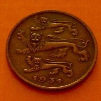 Лот: 841039. Фото: 2. Эстония 5 сенти 1931. Монеты
