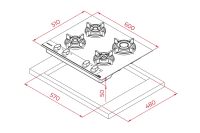 Лот: 23646547. Фото: 8. Газовая варочная панель Teka Infinity...