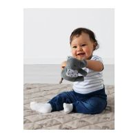 Лот: 10896415. Фото: 2. Маленький мягкий велюровый слоник... Игрушки