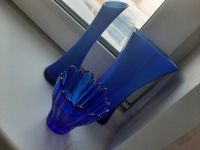 Лот: 17155473. Фото: 3. Три синие вазочки одним лотом. Домашний быт
