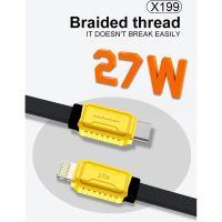 Лот: 25794821. Фото: 3. Кабель WUW X199 Type-C->Lighting... Смартфоны, связь, навигация