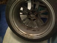 Лот: 12462171. Фото: 6. Шины на дисках R18, 2 колеса повреждены