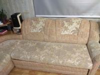 Лот: 16358566. Фото: 3. Угловой раскладной диван с креслом. Мебель
