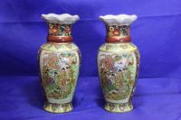 Лот: 19550347. Фото: 3. 2 парные китайские вазы ручная... Домашний быт