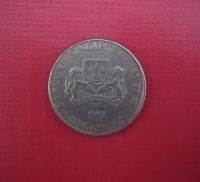 Лот: 16385793. Фото: 2. Сингапур 20 центов 1987. Монеты