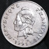 Лот: 14992021. Фото: 2. Экзотика с рубля (20798) Французская... Монеты