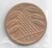 Лот: 14480197. Фото: 2. 10 райхспфенигов 1925 года D Германия... Монеты