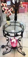 Лот: 3595545. Фото: 4. Торшер напольный со стеклянным... Красноярск