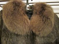 Лот: 2139791. Фото: 2. Шуба нутрия, воротник песец 46-48. Женская одежда