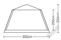 Лот: 5568062. Фото: 2. Шатер \ Тент 4-х угольный Campack... Туризм