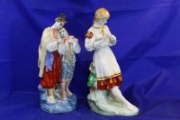 Лот: 19495920. Фото: 6. Две фарфоровые статуэтки о любви...
