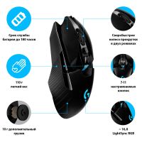 Лот: 21437313. Фото: 6. Мышь Logitech игровая беспроводная...
