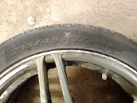 Лот: 24404511. Фото: 2. Кованные диски R17 Yokohama AVS... Шины, Диски