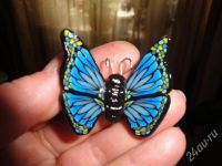 Лот: 362399. Фото: 2. Изделия из полимерной глины брошь... Ювелирные изделия, бижутерия, часы