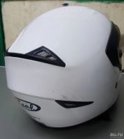 Лот: 10301429. Фото: 2. Шлем белый REAL размер M. Мототехника
