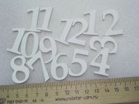 Лот: 19563002. Фото: 3. Цифры из ПВХ 5 мм. Комплект 12... Красноярск