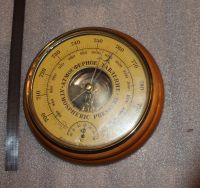 Лот: 25124614. Фото: 2. Барометр настенный. Aneroid Barometer... Антиквариат