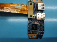 Лот: 18316549. Фото: 4. Б/У плата с разъемами USB на шлейфе... Красноярск