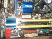 Лот: 4164717. Фото: 2. М/П Asus P5Q-VM + Процессор Core... Комплектующие