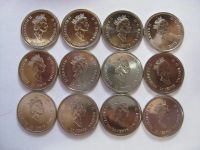 Лот: 6419075. Фото: 6. Канада, набор из 12 монет по 25...